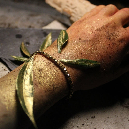Zamak Dorado - Pulsera Masai