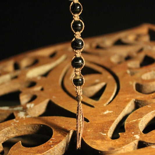 Black Tiger Eye - Healing Keychain