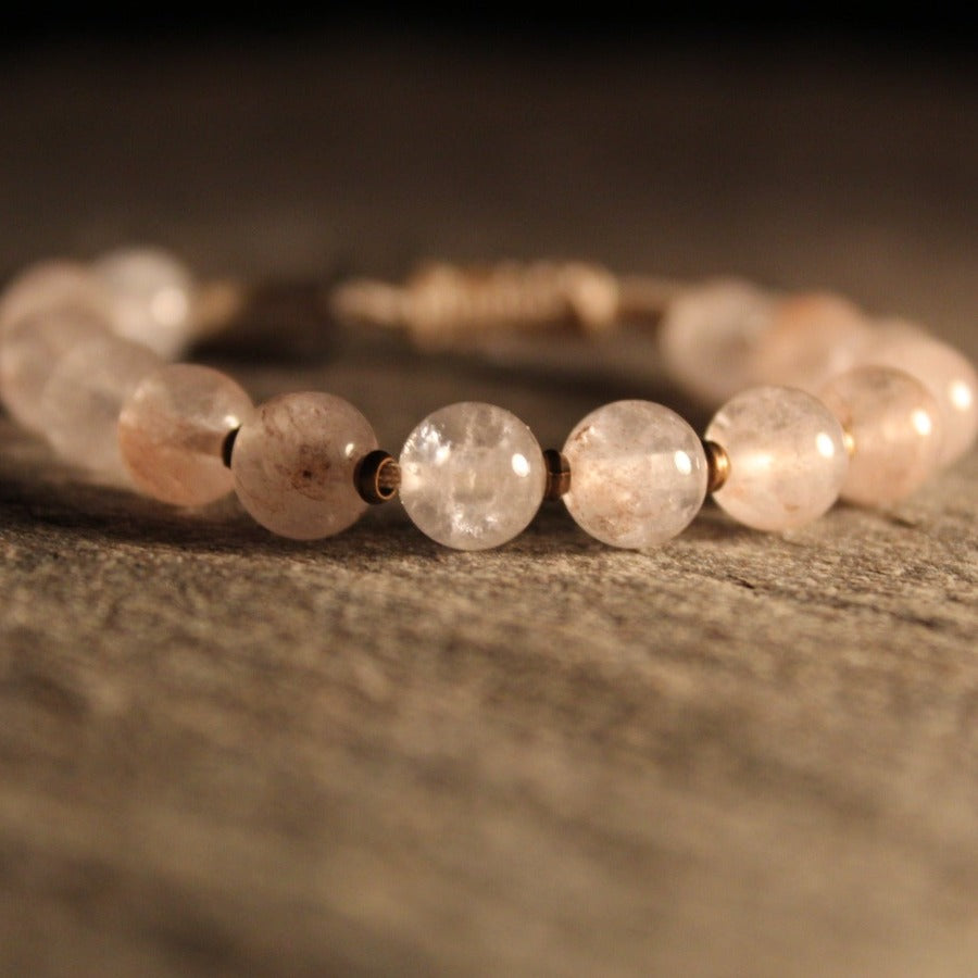 Cuarzo rosa - Pulsera curativa