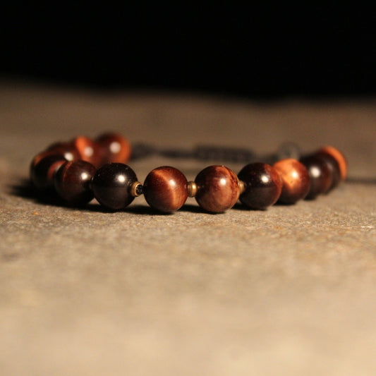 Occhio di Tigre rosso - Bracciale Healing