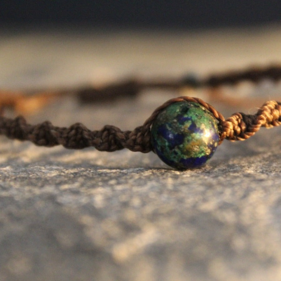 Azurita Malaquita - Pulsera Cosmos
