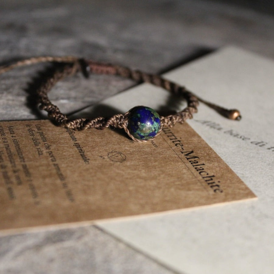 Azurita Malaquita - Pulsera Cosmos