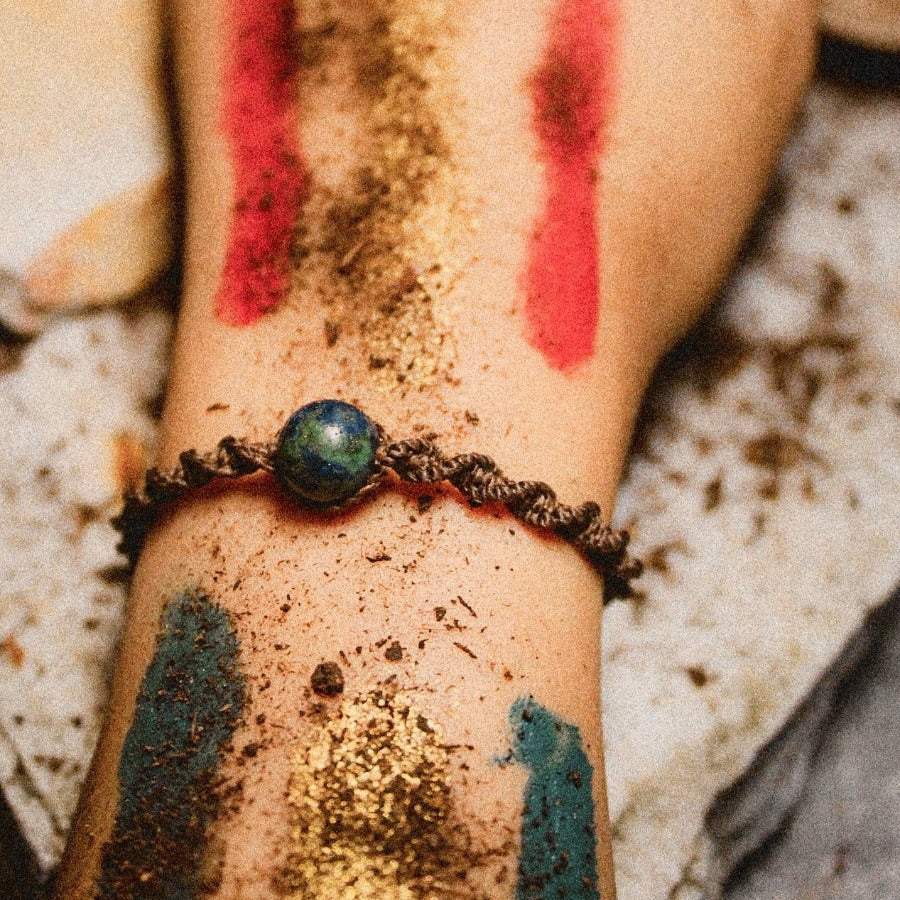 Azurita Malaquita - Pulsera Cosmos