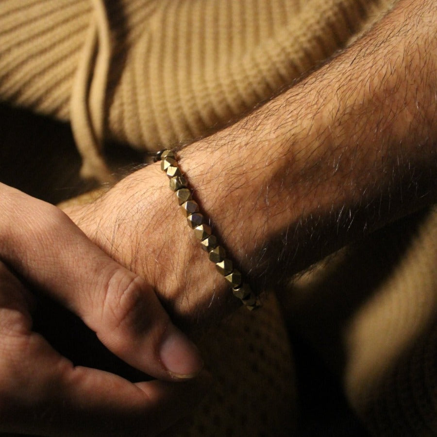 Zamak Dorado - Pulsera Masai