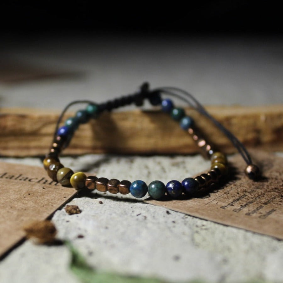 Azurite Malachite &amp; Tiger's Eye - Youniverse Bracelet