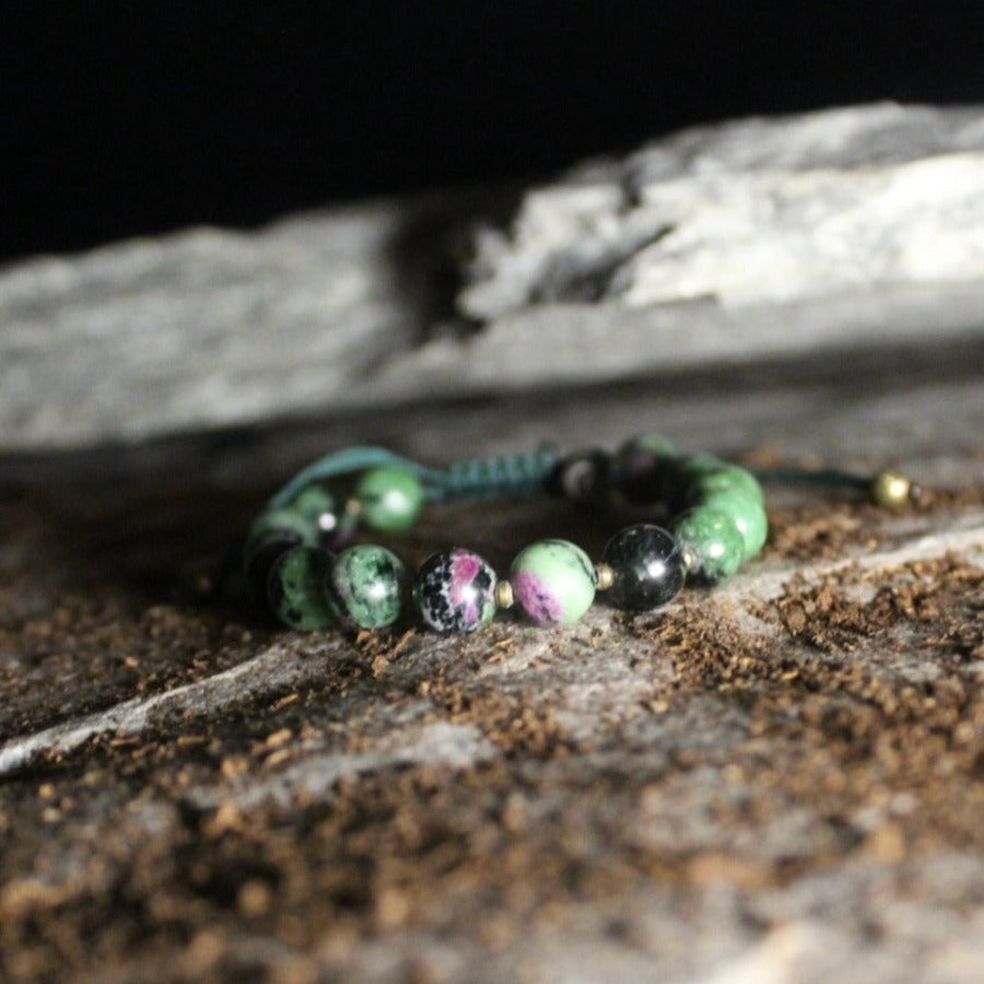 Rubizoisite - Healing bracelet 