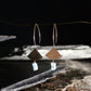 Larimar &amp; 925 Silver - Raw Earring