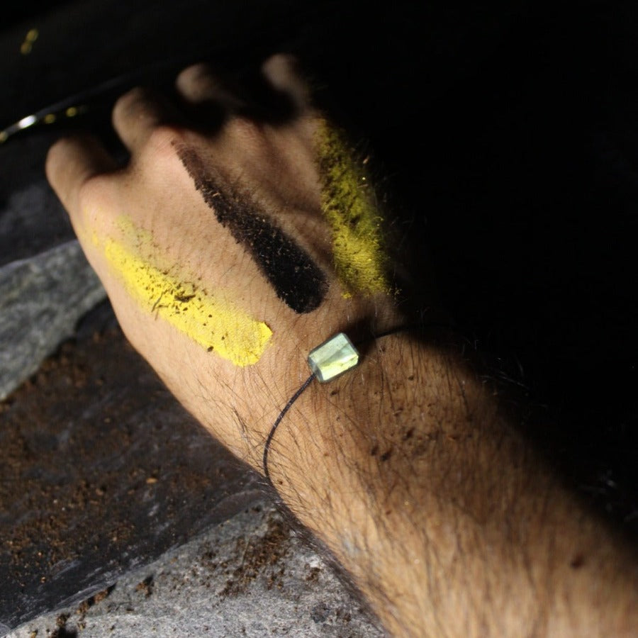 Labradorita - Pulsera en bruto