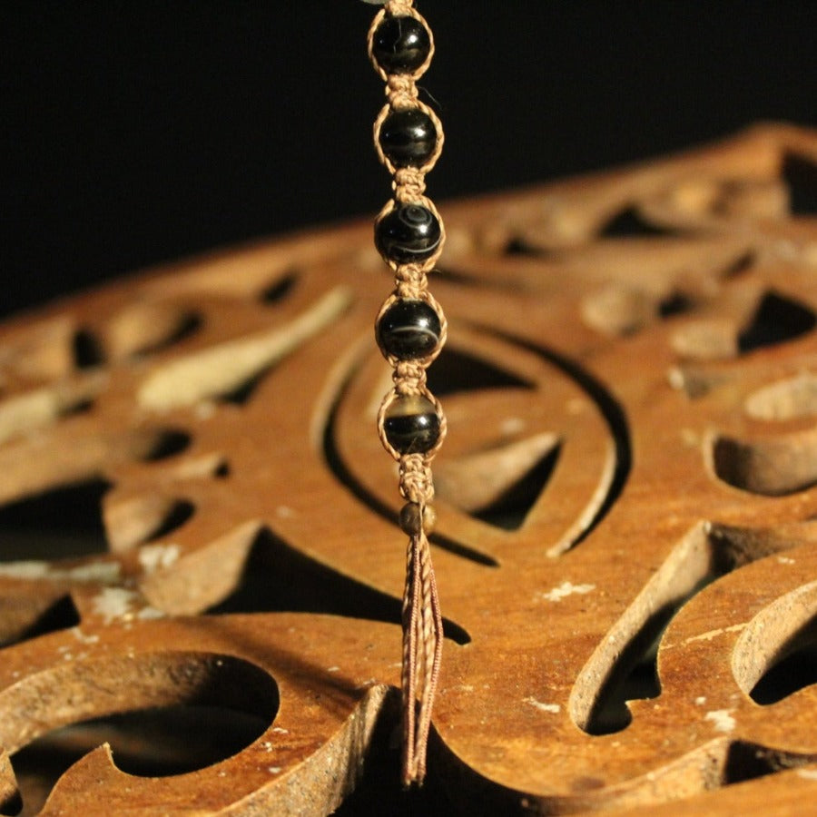 Black Tiger Eye - Healing Keychain