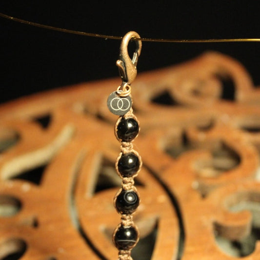 Occhio di Tigre nero - Portachiavi Healing