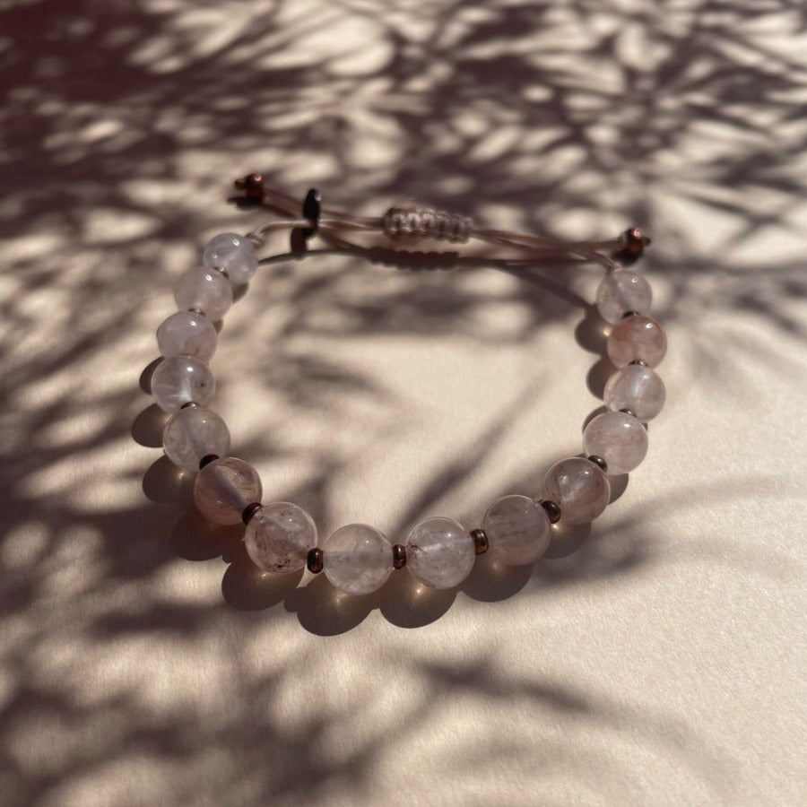 Cuarzo rosa - Pulsera curativa